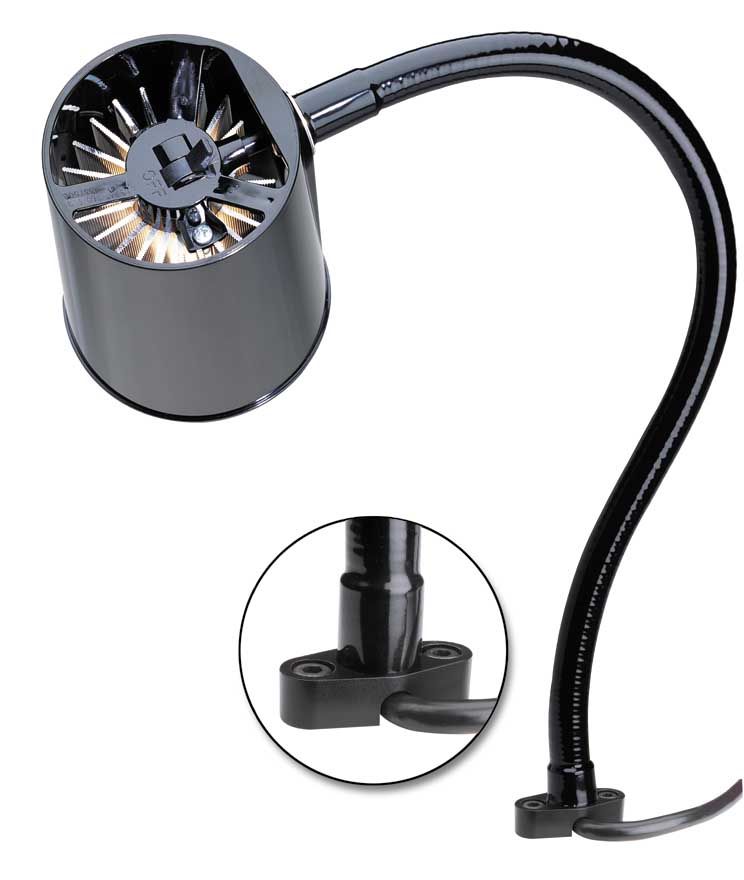 flexible arm shop light