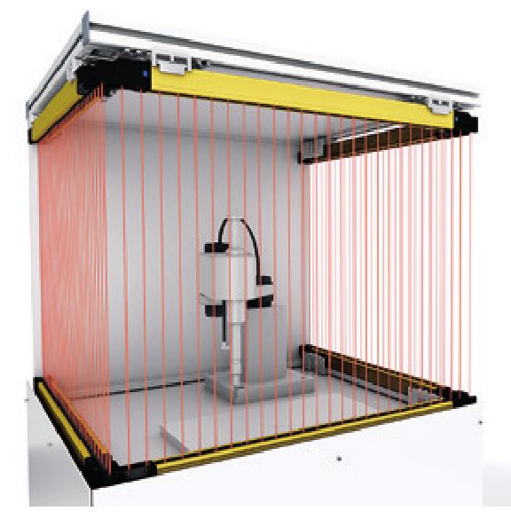 Light Curtain Vertical Beams