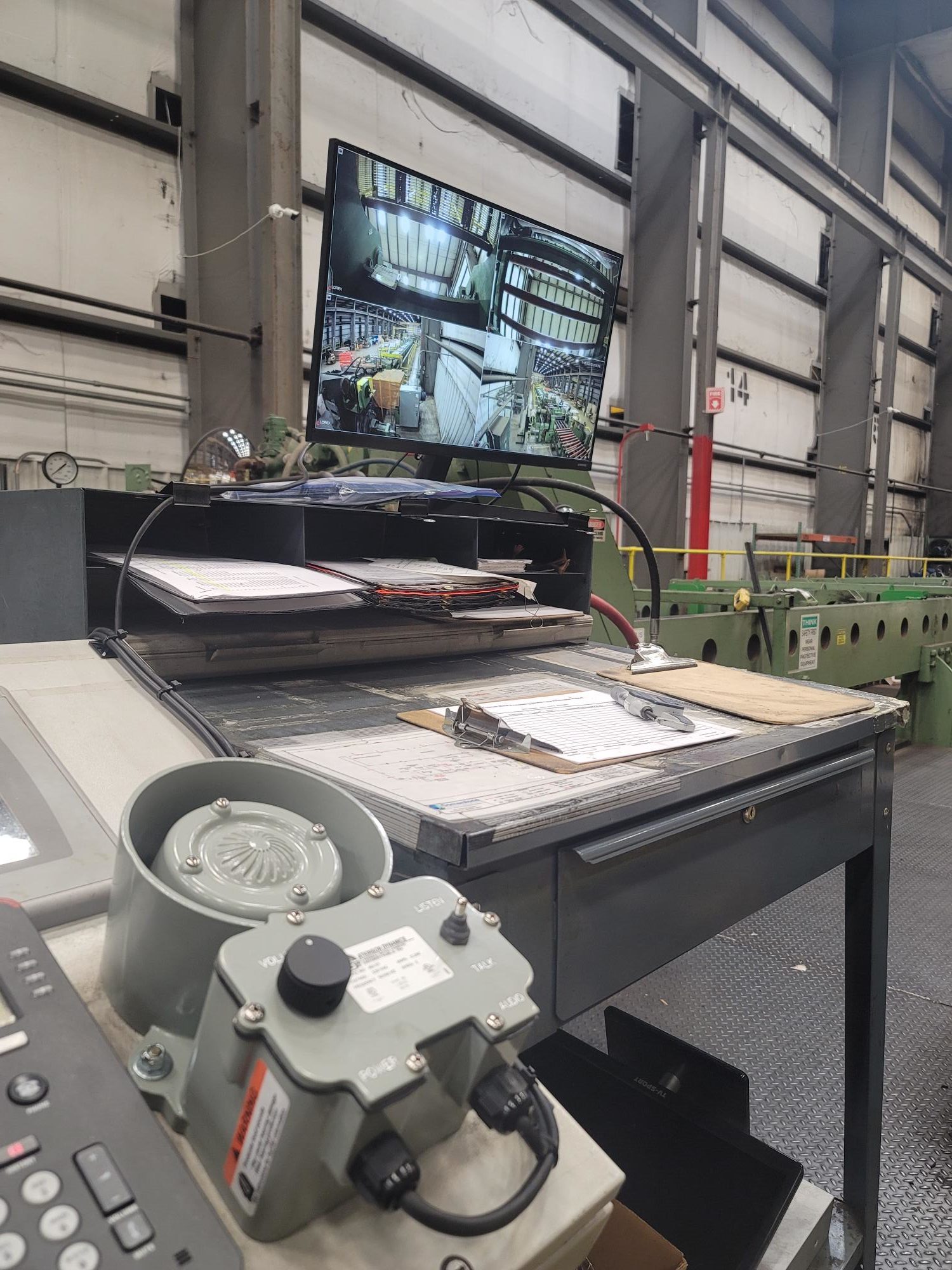 Machine Line Process Cameras and Intercom Systems