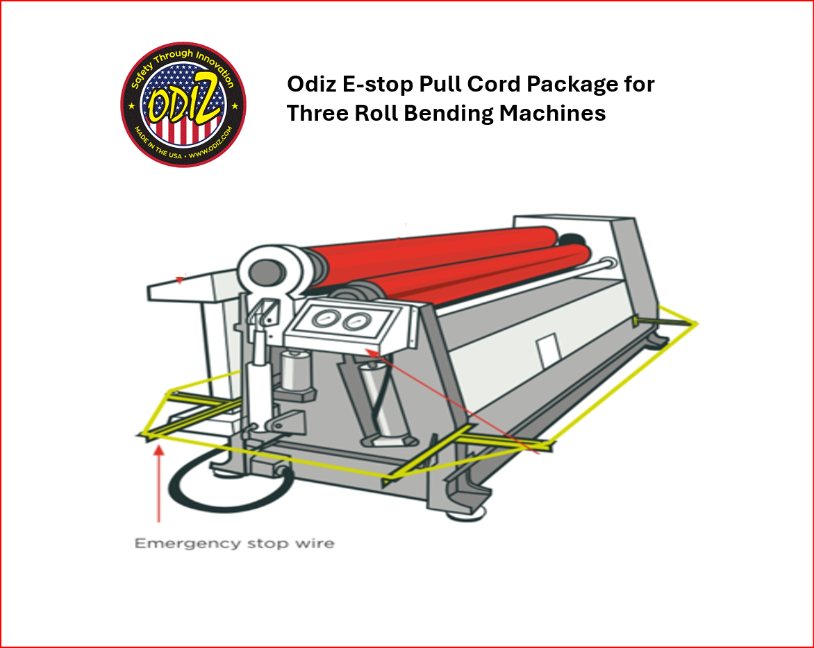 three roller bending machine Estop Pull Cord Kit
